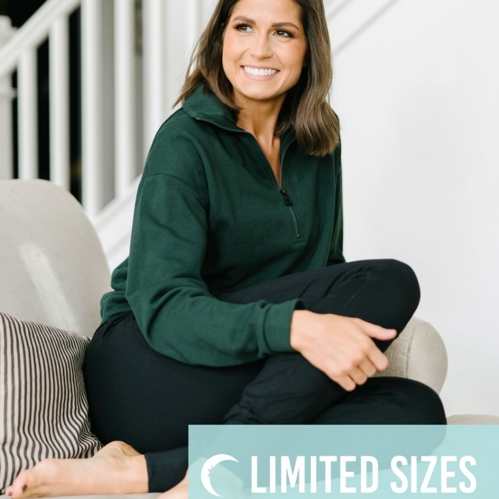 Green Classic 1/4 Zip